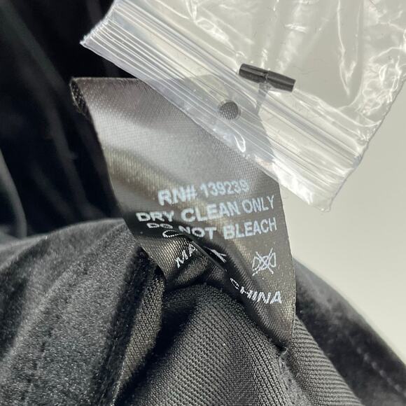 Pomander Place | Black Velvet Selena Blouse Victorian Puff Sleeve Top XXS - Picture 11 of 11